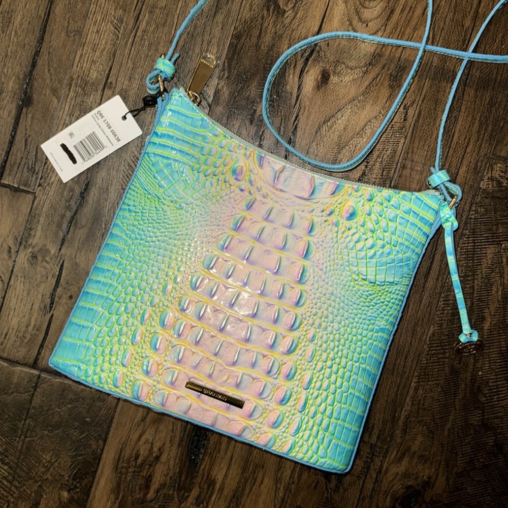 Brahmin Katie Crossbody in Cotton Candy Ombré Melbourne - Picture 13 of 16